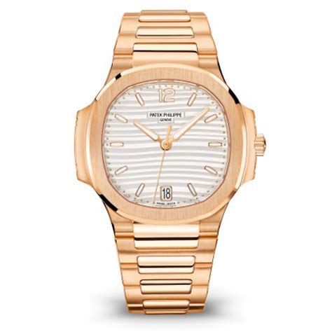 patek philippe ladies rose gold|Patek Philippe gold nautilus price.